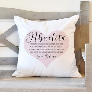 Pillow Case 18 x 18 Te amo abuelita | Etsy Pillow Case 18 x 18 Te amo abuelita | Etsy