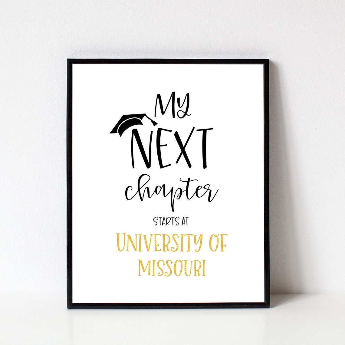Graduation Printable My Next Chapter Starts At Personalized | Etsy