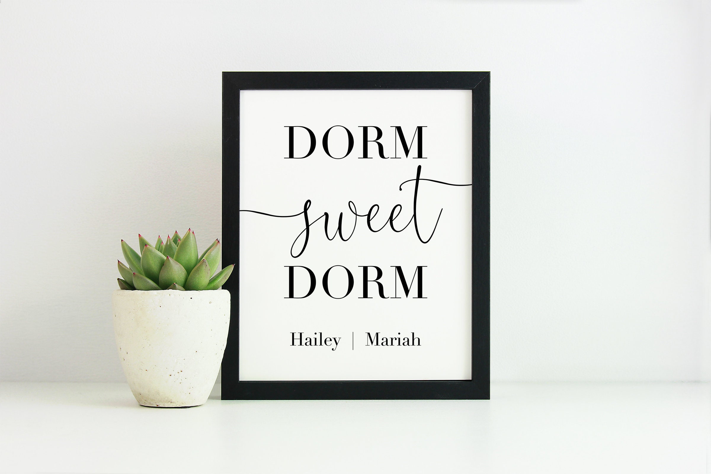 Personalized Dorm Room Sign Printable Door Sign Dorm Room Etsy