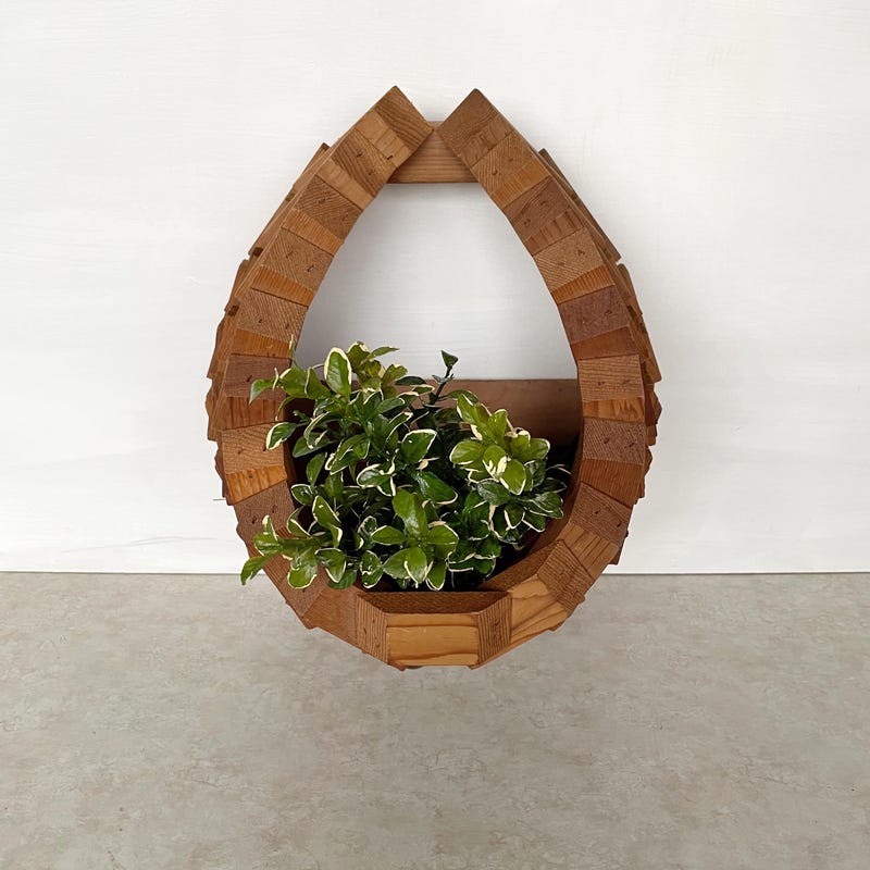 Geometric Wall Planter - Etsy