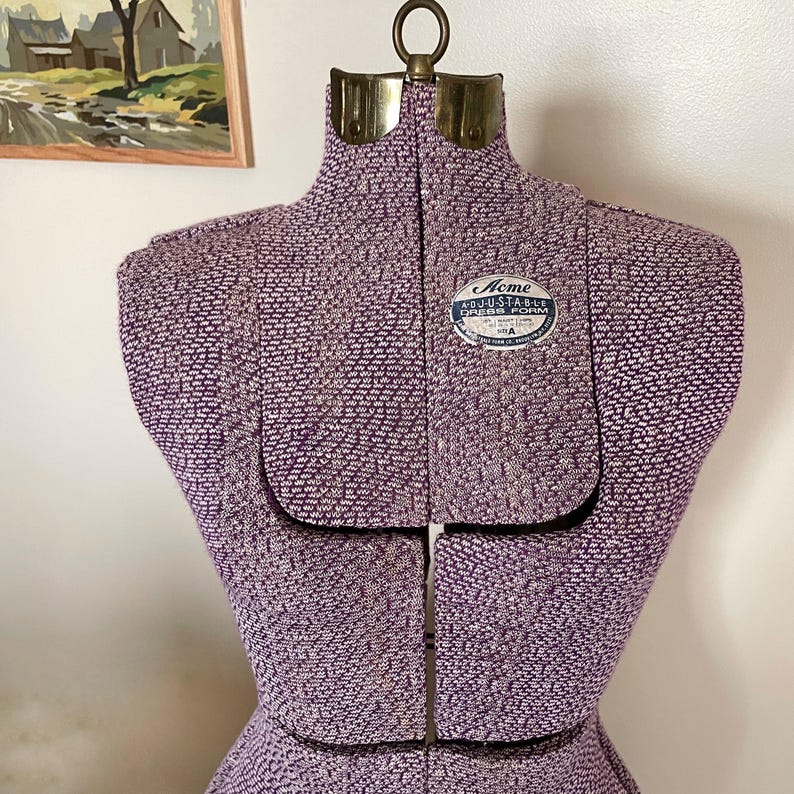 Vintage Acme Adjustable Dress Form Sewing Mannequin W/adjustable Stand ...