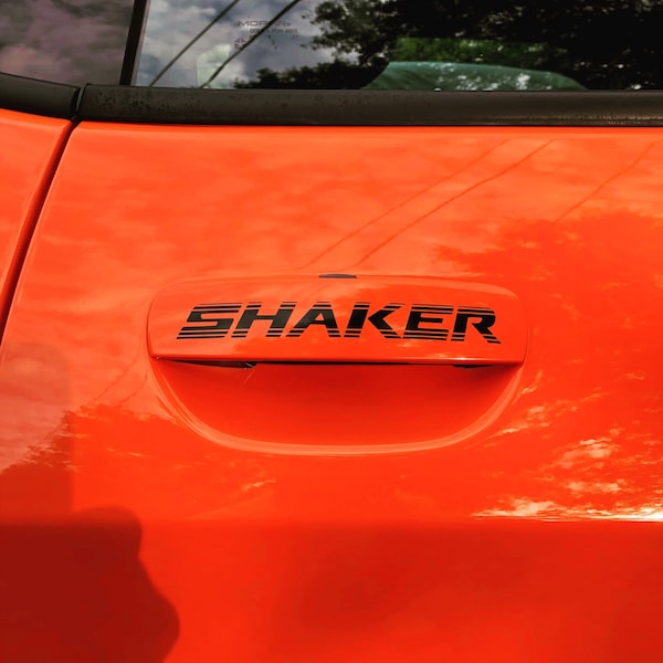 Dodge Challenger Shaker vinyl Door Decal for your door handle!