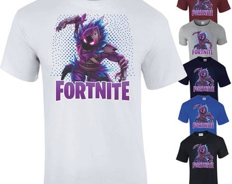 Kids Gamer Shirt Etsy - fortnite kids raven skin t shirt battle royale victory men s gamers xbox boys kids