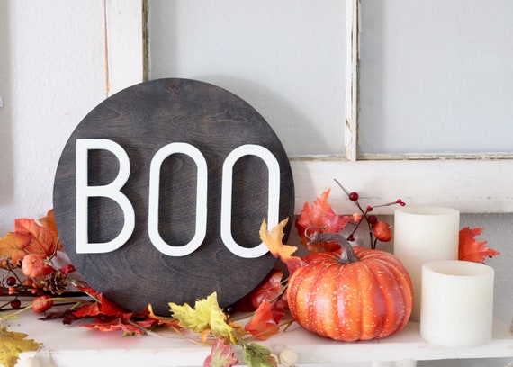 Boo Sign #Halloween