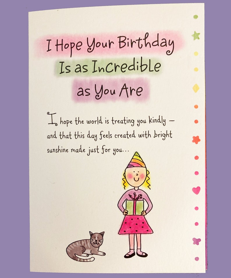 I Hope Your Birthday is as Incredible as You Greeting Card by Etsy