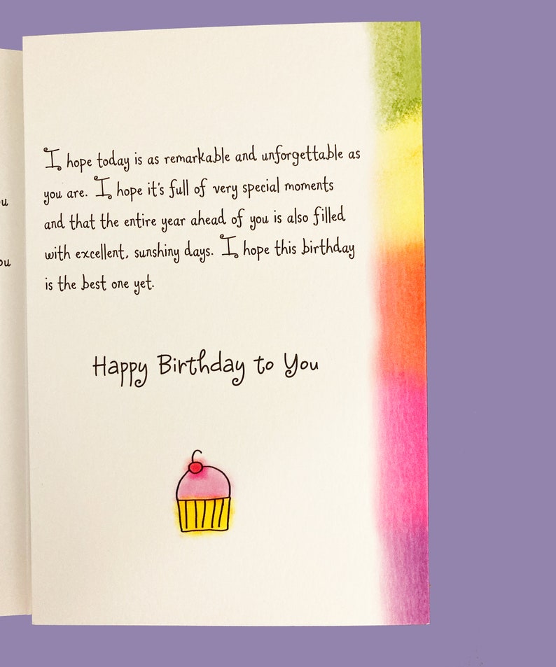 I Hope Your Birthday is as Incredible as You Greeting Card by Etsy