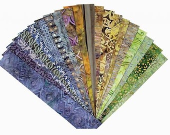Blank Quilting - Batiks - Fabrications - Earthly Delights Batiks - 40-pack strips