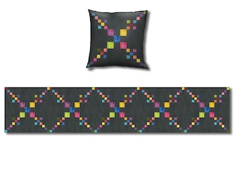 Peggy Lou's Irish Chain Table Runner & Pillow Kit