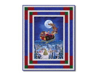 ¡Buenas noches a todos! - KIT de colcha de Papá Noel Bevels.