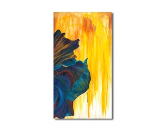 Northcott - Frond - Daydreamin' - 40007-54 - Iris Dancing - Right PANEL - approx 23in x 44in