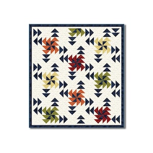 Maywood Studio - Japanese Garden - Spinning Geese Quilt KIT - KIT-MASSPG