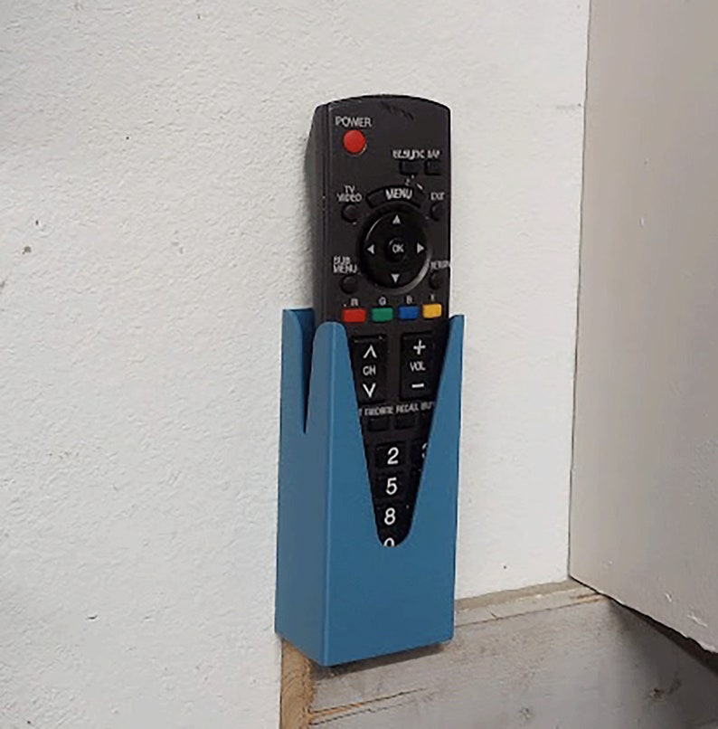 TV Remote Wall Holder 3D Print File Etsy