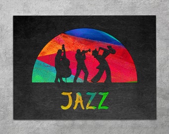 Wooden jazz music picture Jazz wood art Jazz wall art Jazz wall decal Jazz music print Jazz music poster Music lover wall art