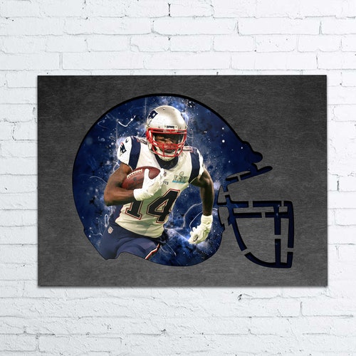 American football gifts, rugby poster print, sport wall art, football player sign, boy room decor, christmas shops boyfriend gift, gift for him