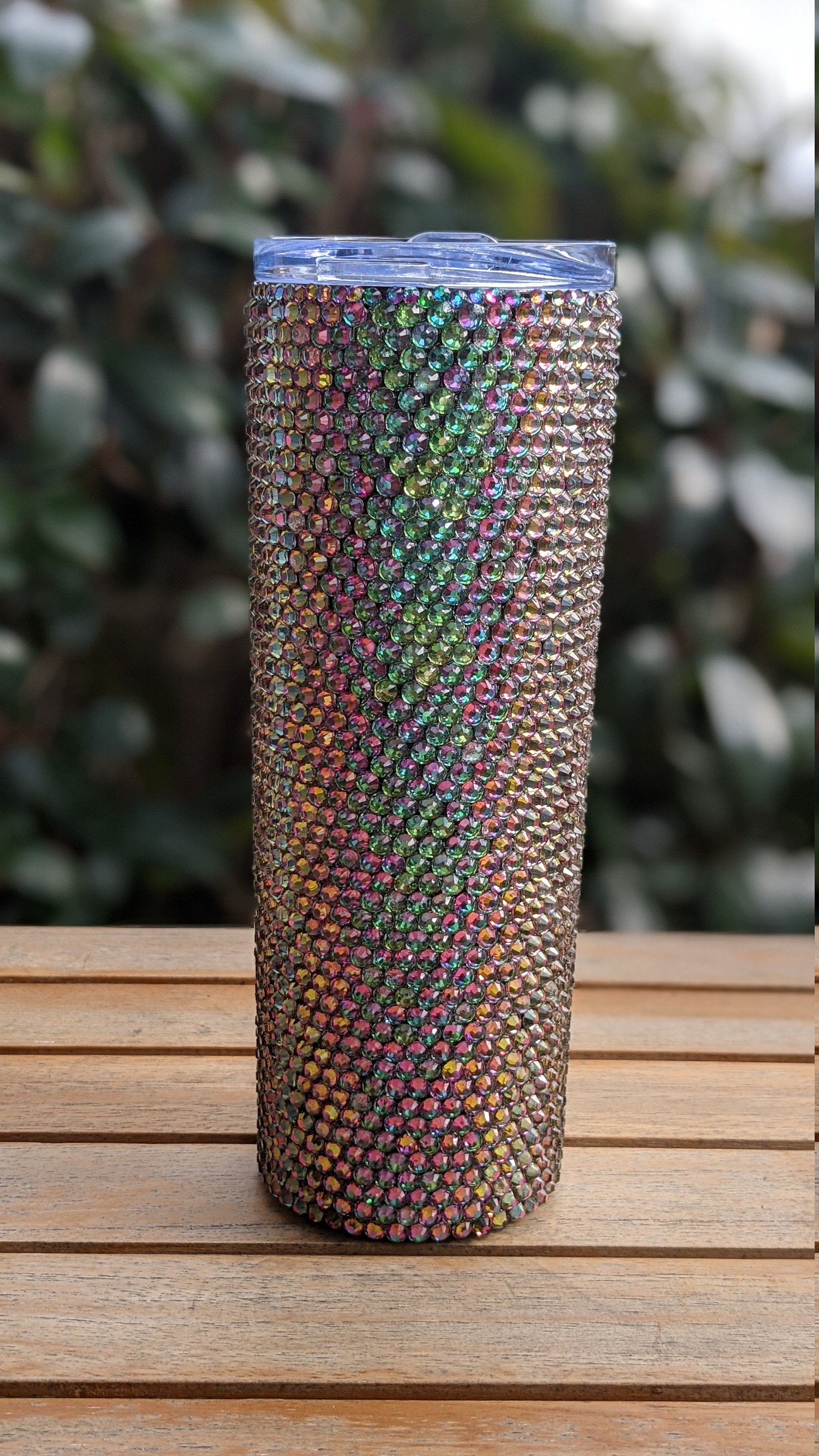 Rhinestone Bling 20 Oz. Stainless Steel Tumbler Etsy
