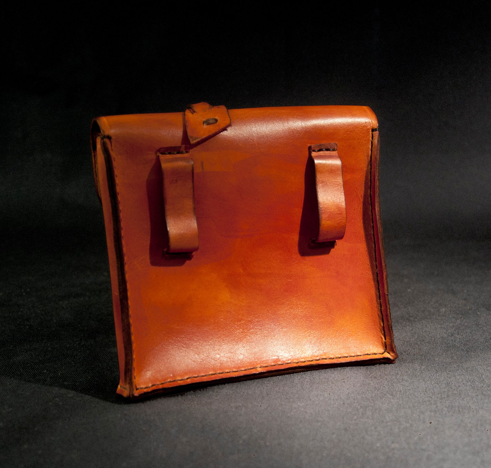 Handmade Leather Beltbag, Renaissance Style, High Quality, Vegetable