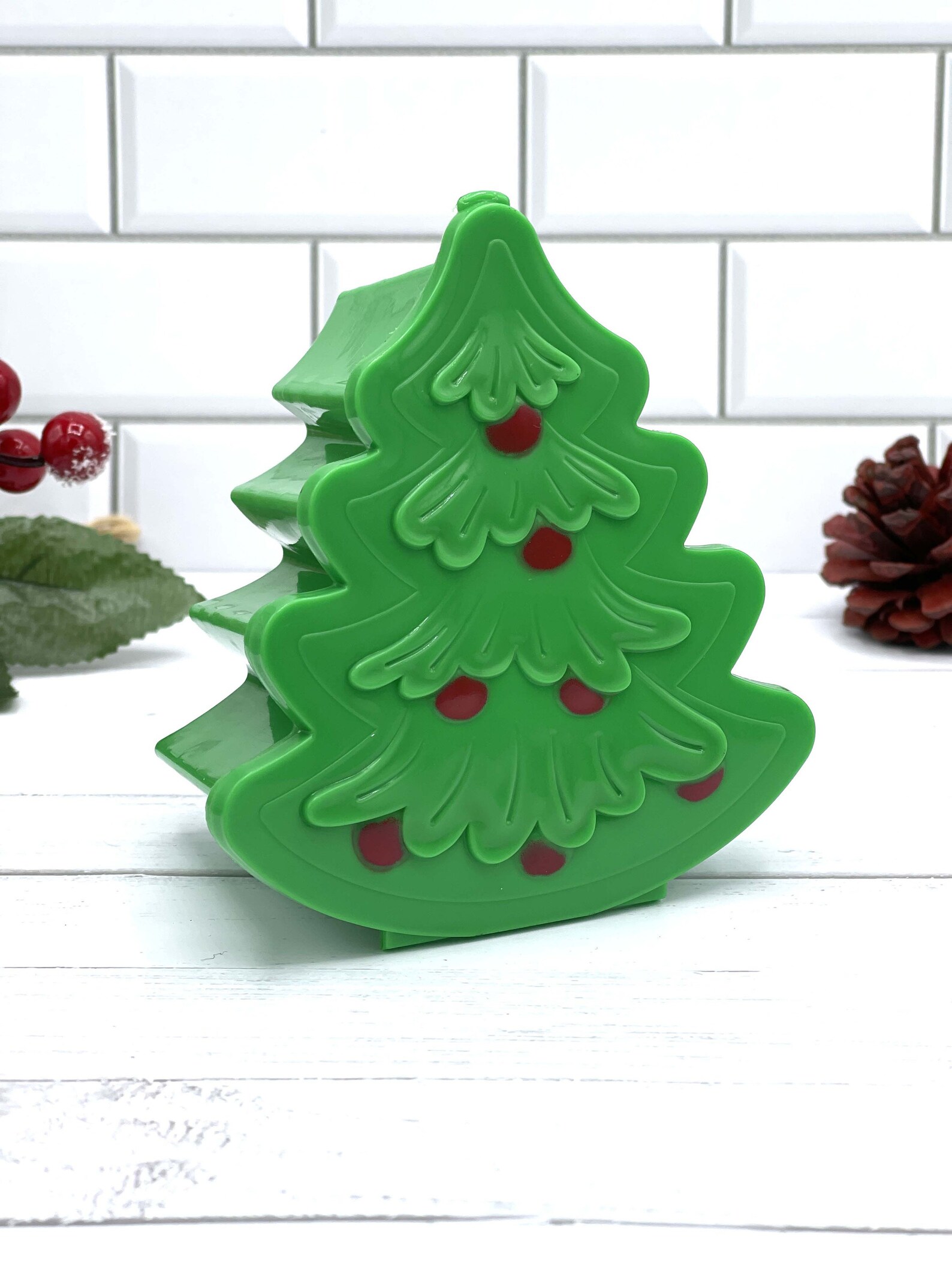 Christmas Tree Containers Set of 3 Holiday Gift Containers Etsy