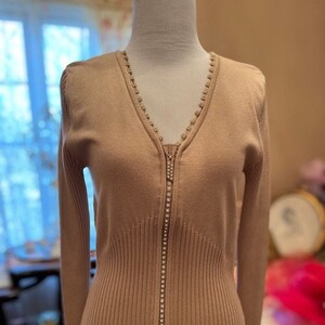 Belldini rhinestone zipper cardigan sale
