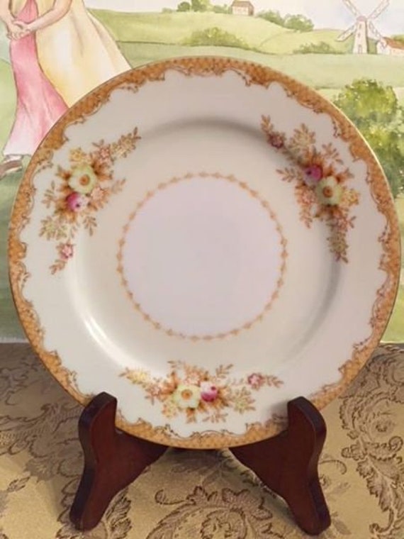 Set of 4 Vintage Dessert Plates from Asahi China Japan