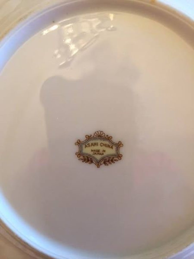 Set of 4 Vintage Dessert Plates from Asahi China Japan