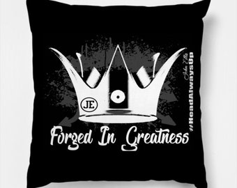 Forged In Greatness Women Gifts Throw Pillow