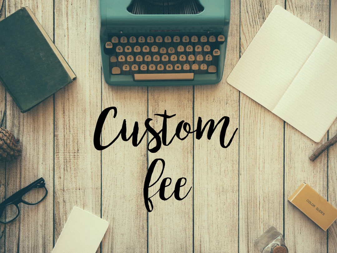 Custom Fee Option This is NOT a Product - Etsy Sweden