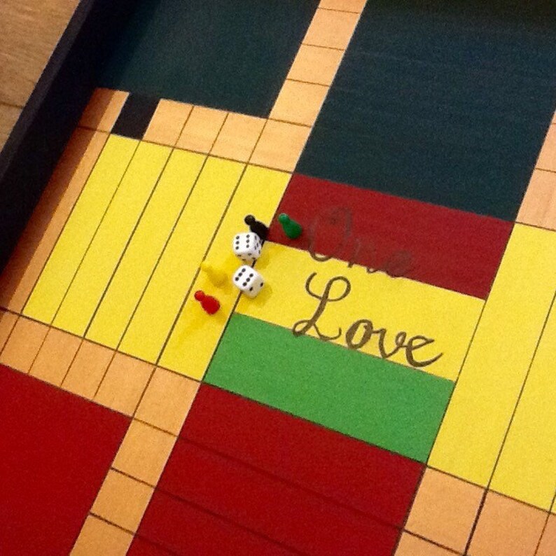 Ludi Board ludo game board Hand Painted friends and family Etsy