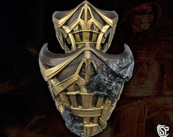 Masque de scorpion en bon état/endommagé, film 2021
