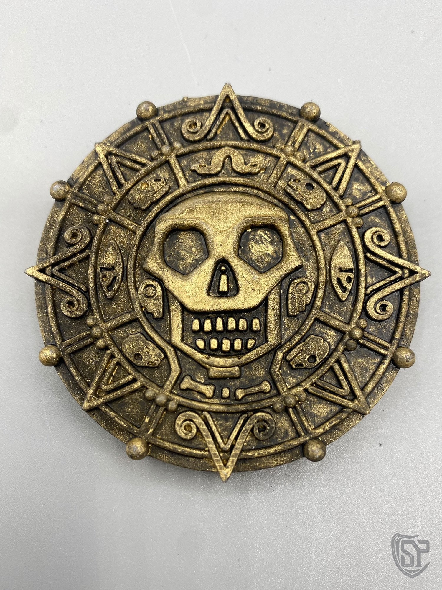 Cursed Treasure Aztec Gold Coin - Etsy