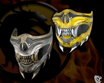 Masque facial en forme de scorpion - Oni