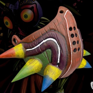 Majora Half Mask Face Shell - Zelda Mask