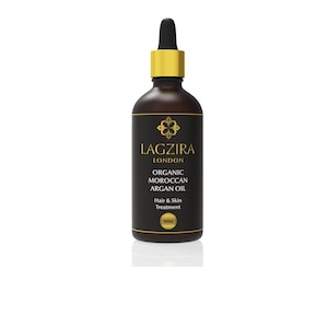Moroccan Argan Oil Hair Skin Body Care Organic Authentic Unrefined Cold Pressed 100% Pure USDA ECOCERT certified 100ml Bottle Lagzira London