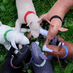 Playful Galgo Greyhound Whippet Lurcher Plush