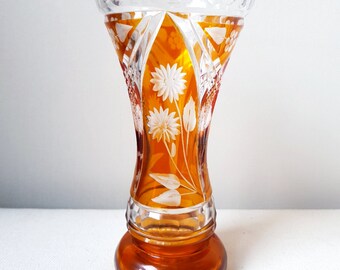 Bohème ambre coupe-à-clear Vasel 1880