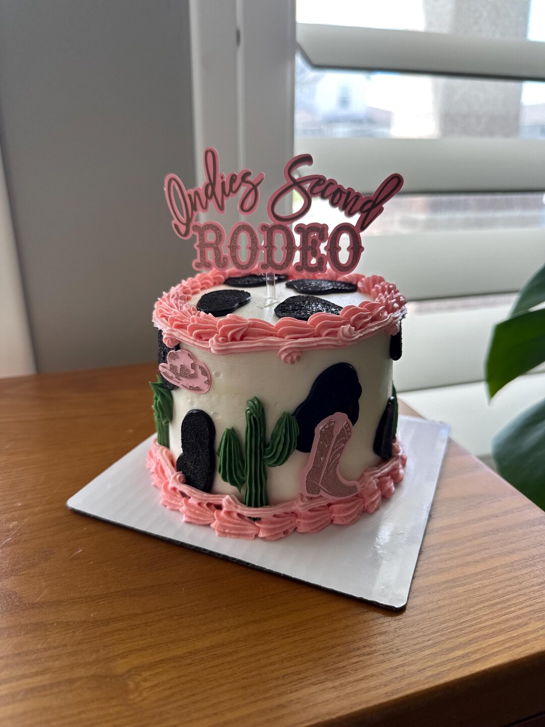 Rodeo Birthday Cake Topper - Etsy