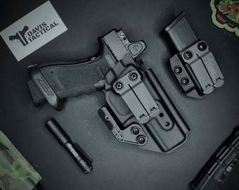 Davis Tactical Inside The Waistband IWB Kydex Holster with claw For Glock 17/17MOS/22/22MOS
