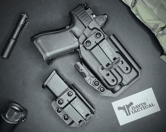 Black Kydex IWB Holster Rock Island Armory 1911 5" Streamlight TLR-1