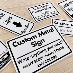 Custom Metal Sign, Delivery Signs, Personalized, Aluminum Sign, Business Signs, Rental Property Signs, Customizable Signs, Package Delivery