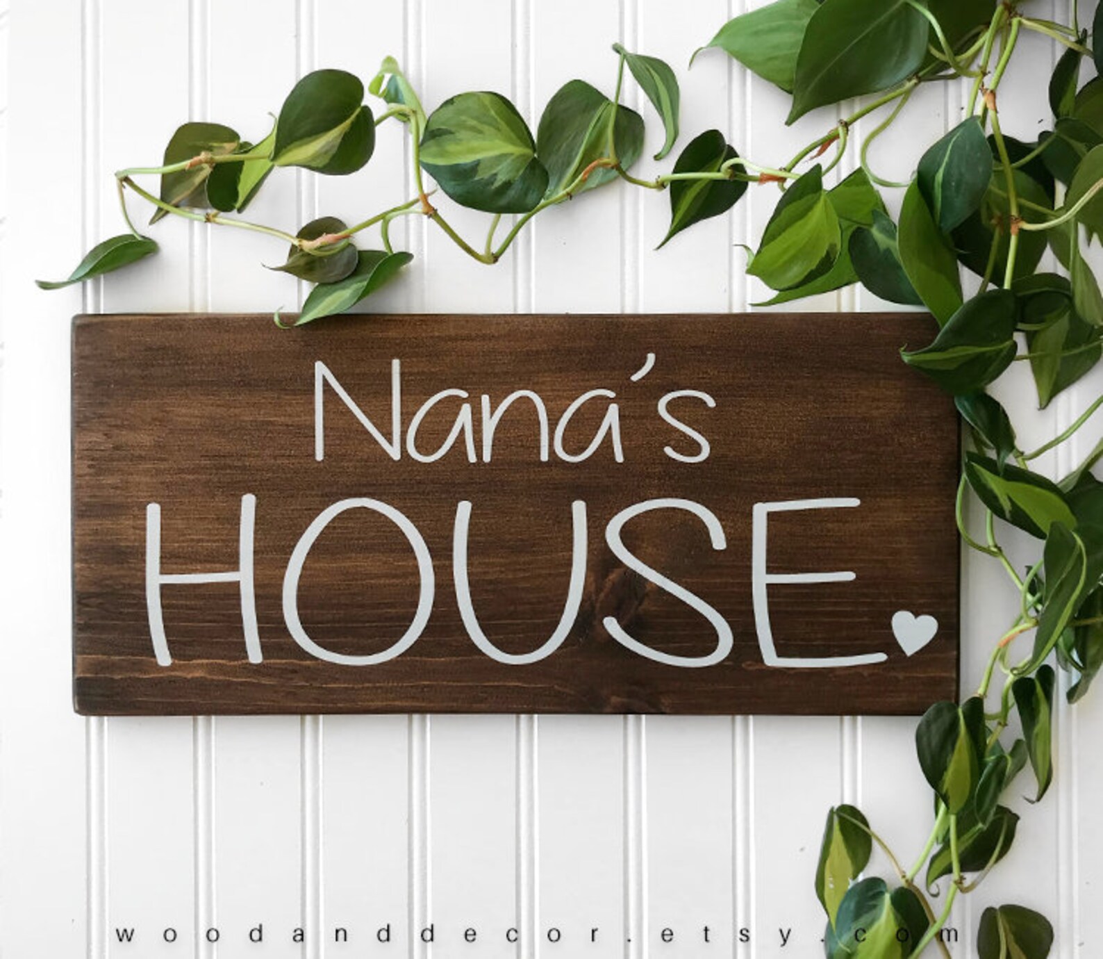 Nana's House Wood Sign Grandma Gift Mother's Day Etsy