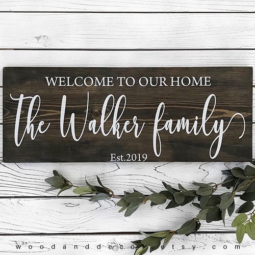 Personalized Family Name Sign ENSA1001628 Welcome To Our Paradise Sign Personalized Family Name Sign ENSA1001628 Welcome To Our Paradise Sign