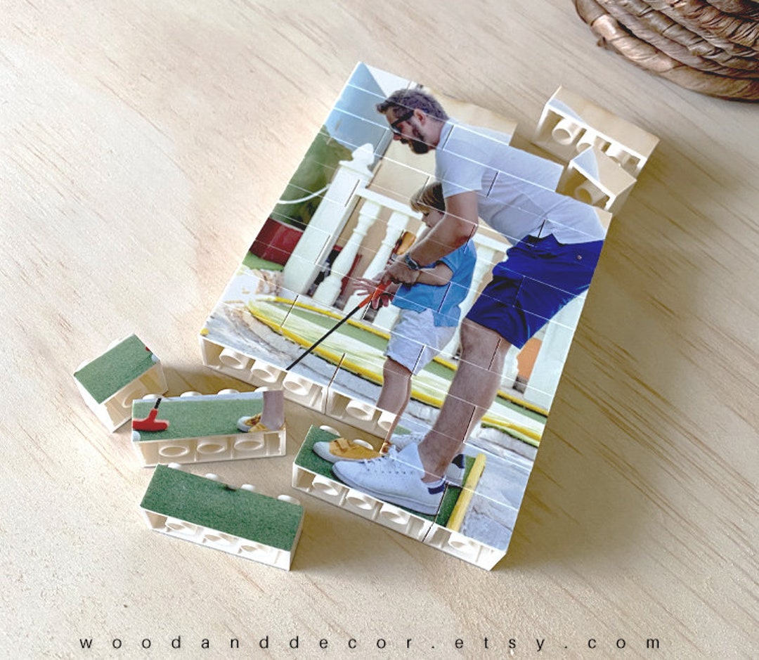 Brick Photo, Personalized Brick Puzzle Photo, Custom Brick Block Photo ...