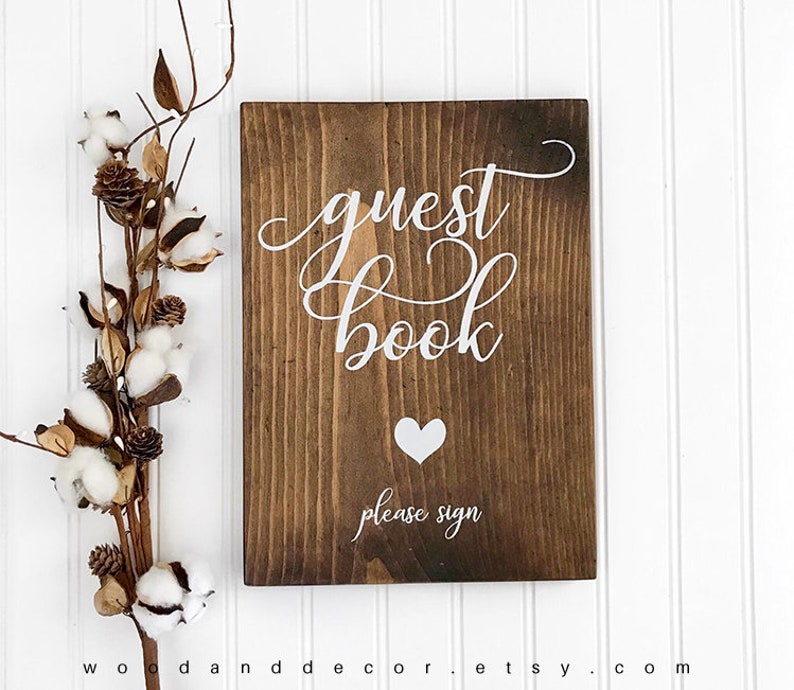 Guest Book Sign, Wedding Signs, Wedding Decor, Rustic Wedding Decor, Wood Signs, Wedding Ideas, Wedding, Rustic Signs image 1