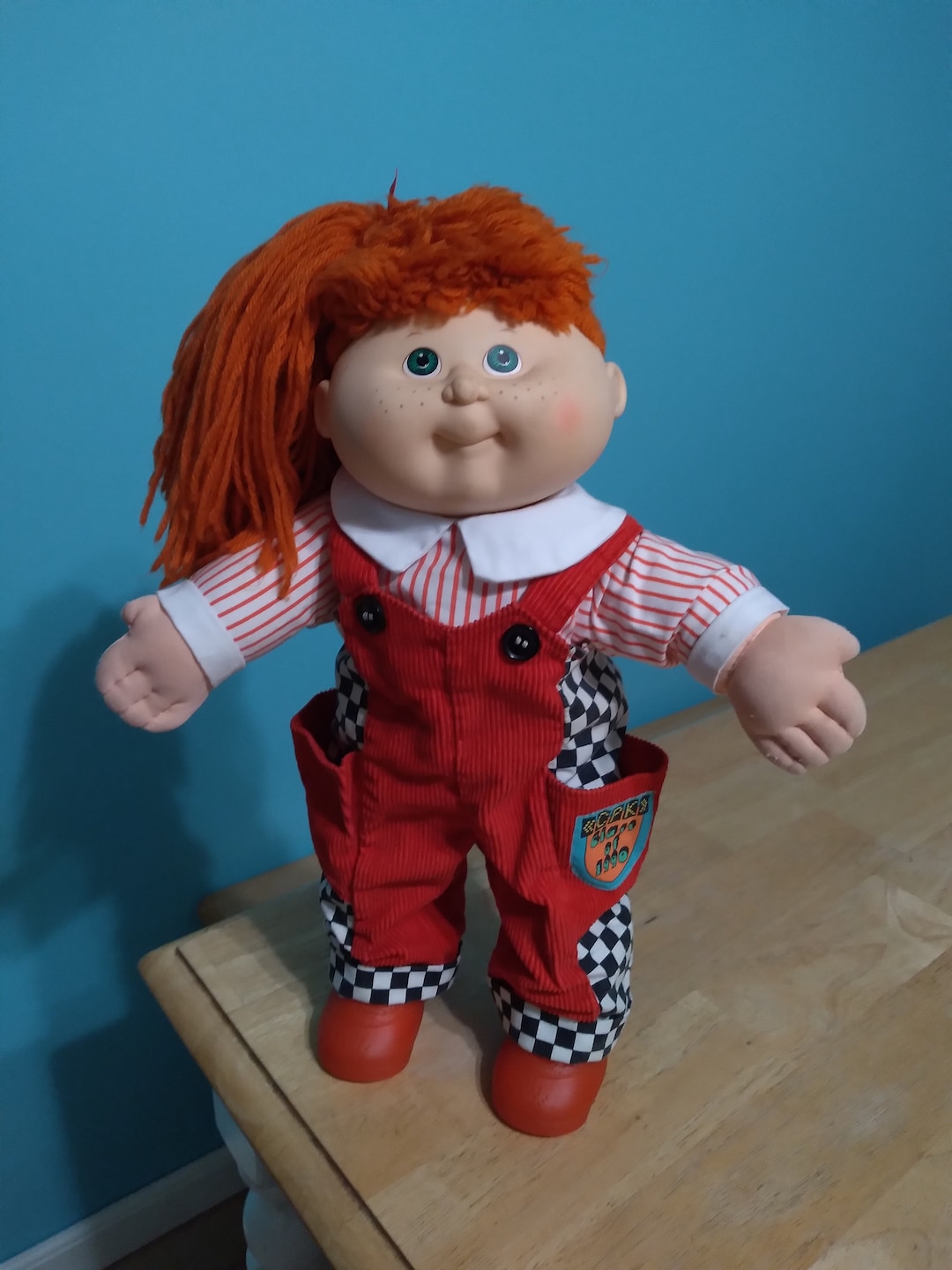 Cabbage Patch Kids Class Of 1990 Overalls First Edition Cabbage