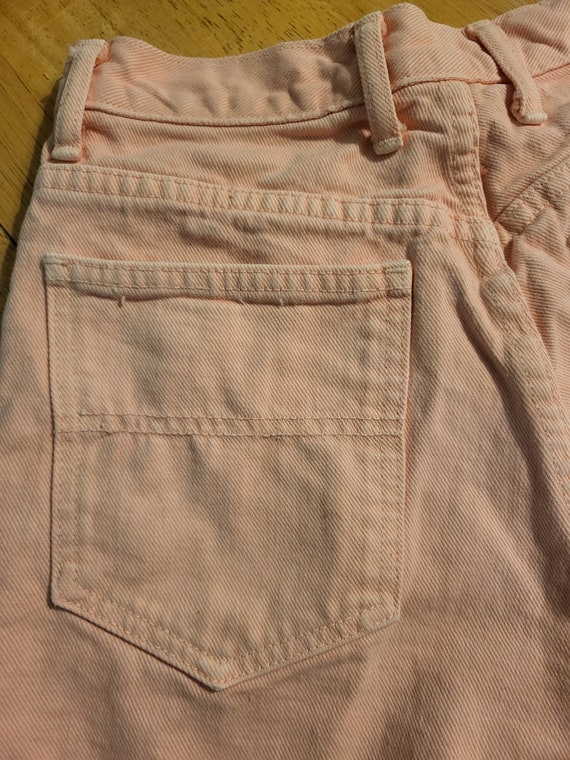 Vintage Guess Jeans Women's Shorts peach 28 inch … - image 4