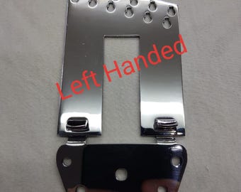 Left handed 12 strings chrome trapeze tailpiece + bracket for Rickenbacker guitar.