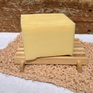 Lemongrass Dish Soap Bar, Eco Zero waste dish soap, Palm free dish soap bar, Essential oil scented 7.5oz bar