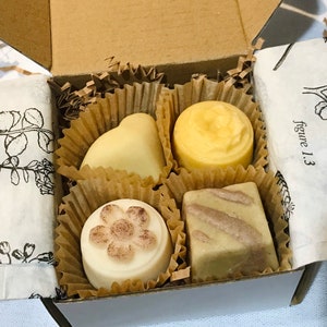 Bath & Body Melts, Cocoa Butter Bath Truffles, Vegan Lotion Bars mini, Wax Free Fast Absorbing, Botanically infused Body Lotion, zero waste