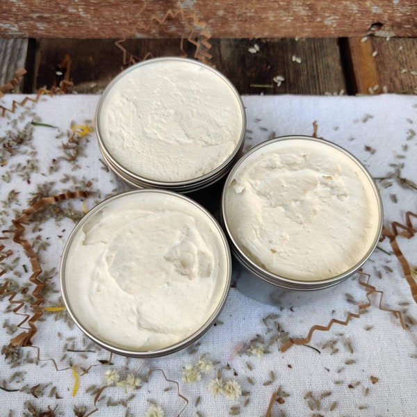 Organic Whipped Body Butter, Sustainable Zero Waste Body Butter, Whipped Shea Butter, Essential oil body butter, bulk body butter