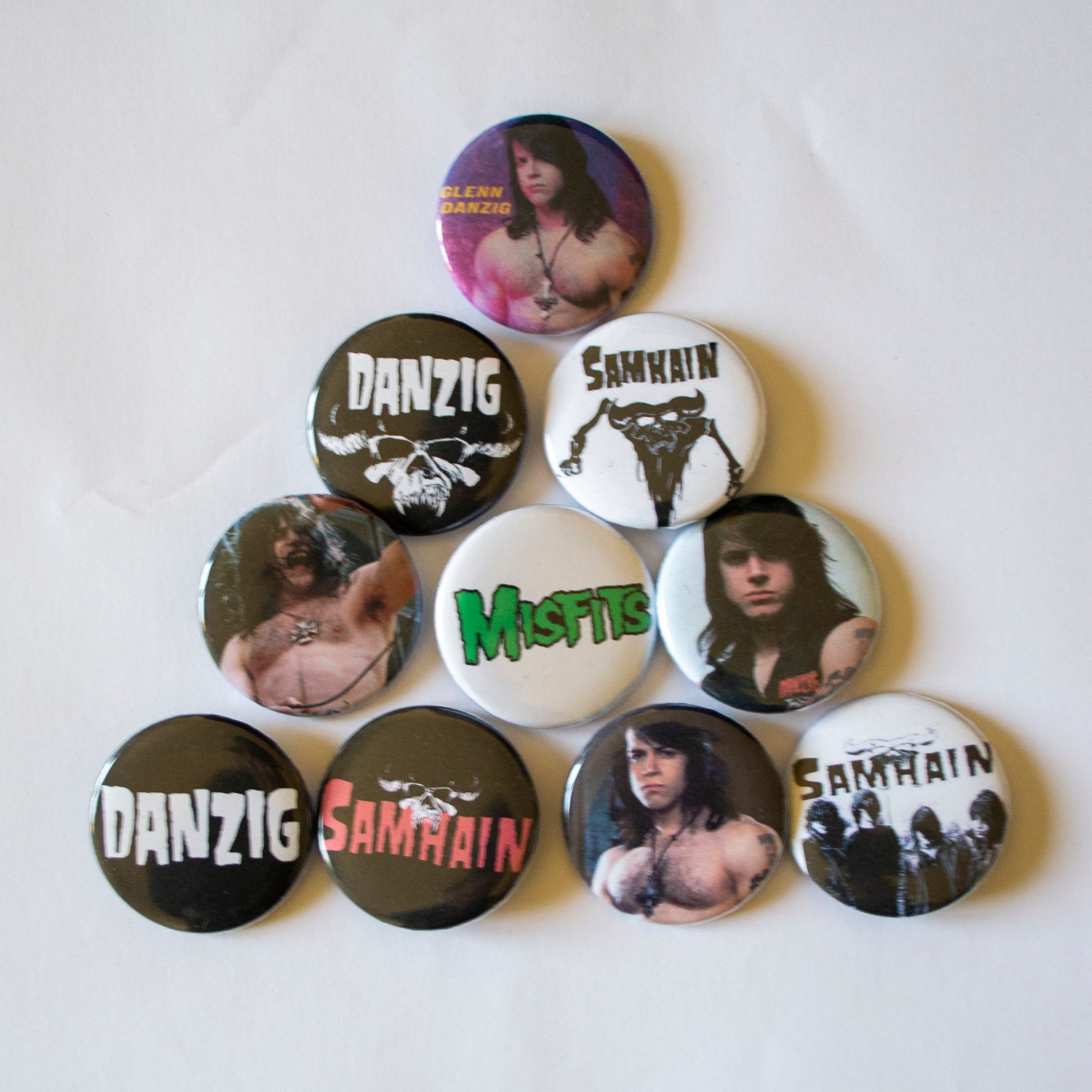 Misfits pin badge Black and gold Horror Business Danzig Samhain Goth Metal Misfits pin badge Black and gold Horror Business Danzig Samhain Goth Metal