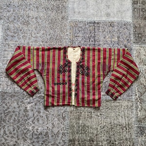 Antique Ottoman Women’s Cepken | Traditional Turkish Dress | Vintage Collectible Textile Jacket